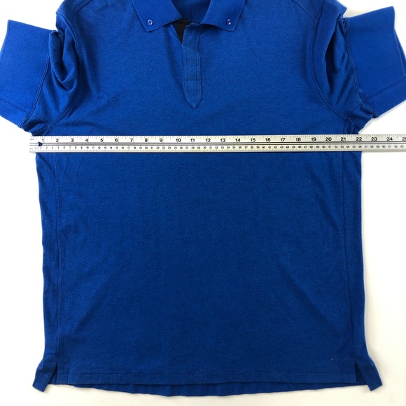 Kit & Ace Royal blue button down jersey polo - Picture 6 of 10